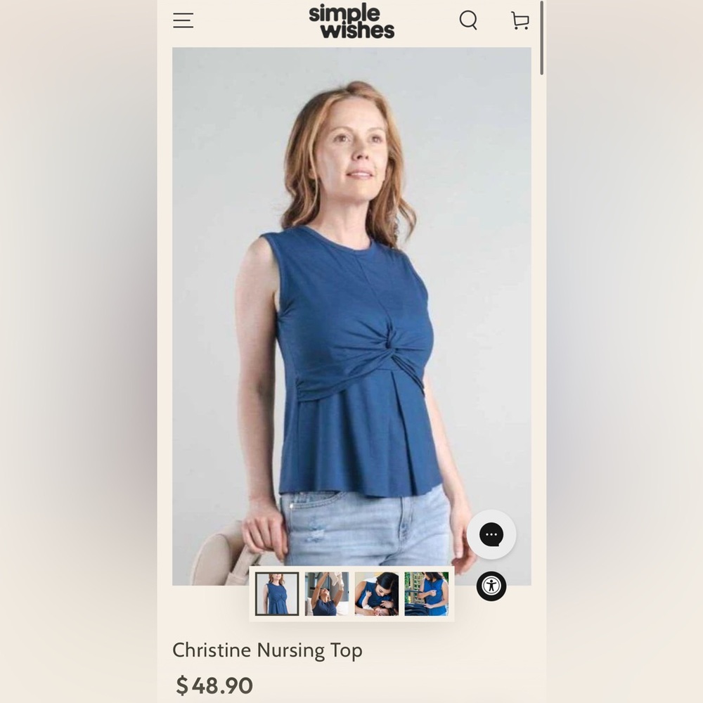 Simple Wishes Nursing Tank Top
